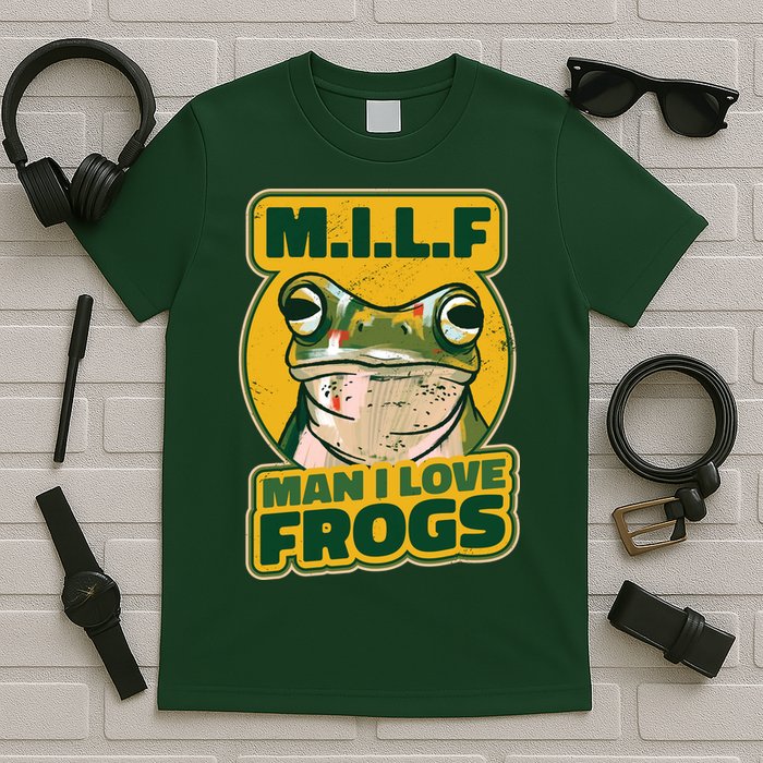 MILF Man I Love Frogs Funny T-Shirt