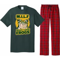 MILF Man I Love Frogs Funny Pajama Set