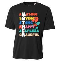 MOTHER Meaning I Love Mom Mothers Day Cooling Performance Crew T-Shirt