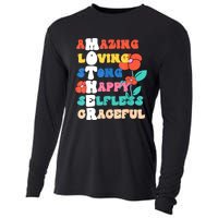 MOTHER Meaning I Love Mom Mothers Day Cooling Performance Long Sleeve Crew