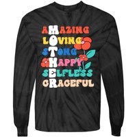 MOTHER Meaning I Love Mom Mothers Day Tie-Dye Long Sleeve Shirt