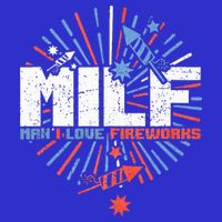 Milk Man I Love Fireworks American Patriotic Premium T-Shirt