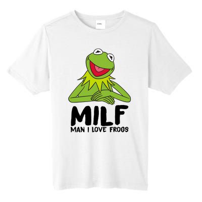 Milf Man I Love Frogs Tall Fusion ChromaSoft Performance T-Shirt