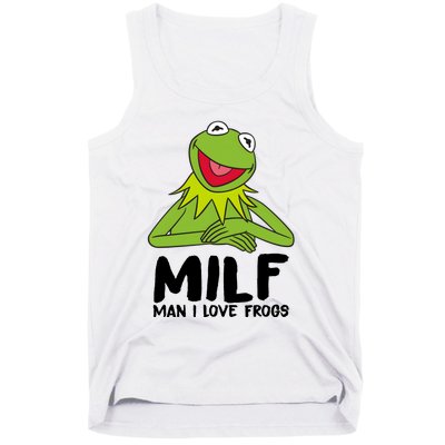 Milf Man I Love Frogs Tank Top