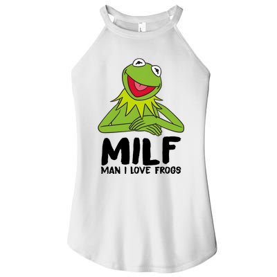 Milf Man I Love Frogs Women’s Perfect Tri Rocker Tank