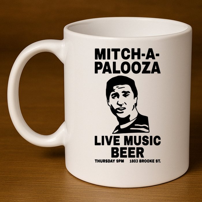 MITCHAPALOOZA 11oz C Handle Ceramic Mug