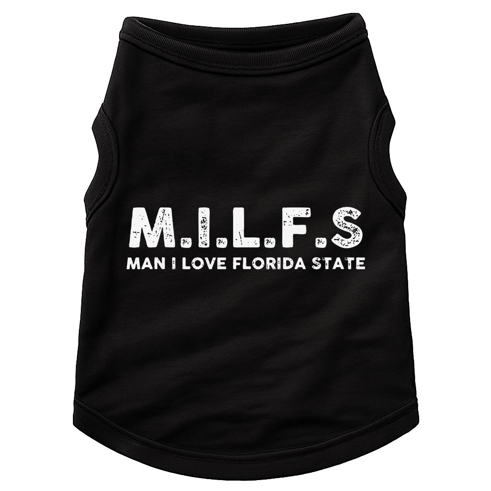 MILFS Man I Love Florida States Vintage Doggie Tank
