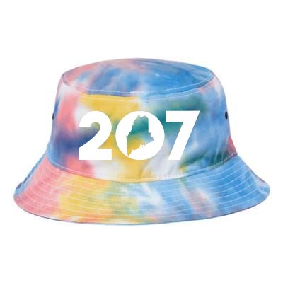 Maine Map Inside The 207 Area Code Maine Me Pride Tie Dye Newport Bucket Hat