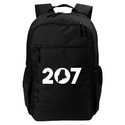 Maine Map Inside The 207 Area Code Maine Me Pride Backpack