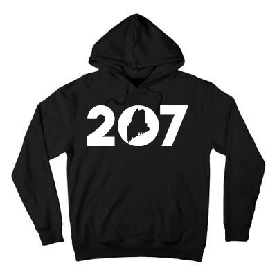 Maine Map Inside The 207 Area Code Maine Me Pride Tall Hoodie