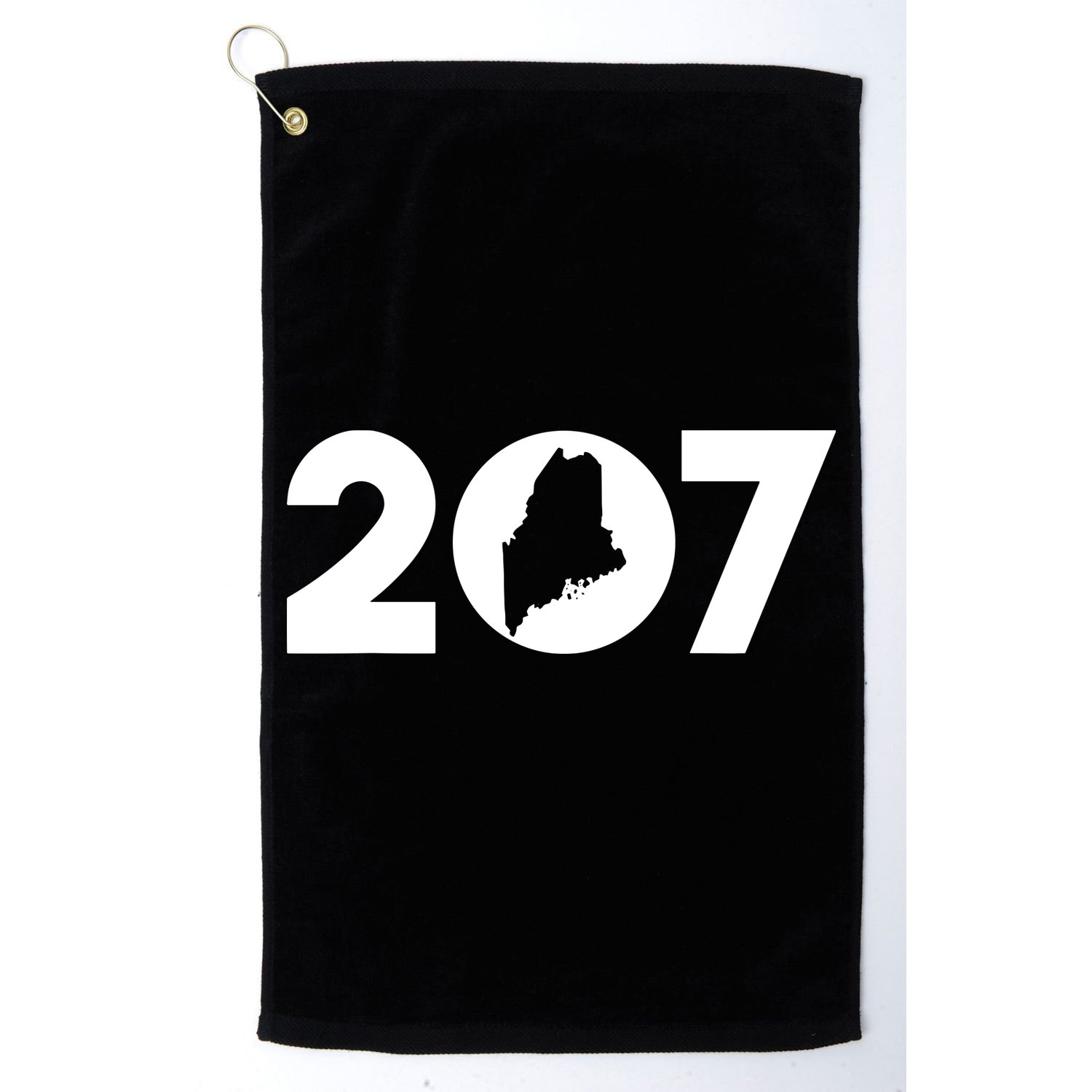 Maine Map Inside The 207 Area Code Maine Me Pride Golf Towel