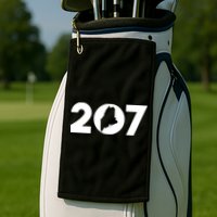 Maine Map Inside The 207 Area Code Maine Me Pride Golf Towel