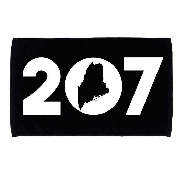 Maine Map Inside The 207 Area Code Maine Me Pride Microfiber Hand Towel