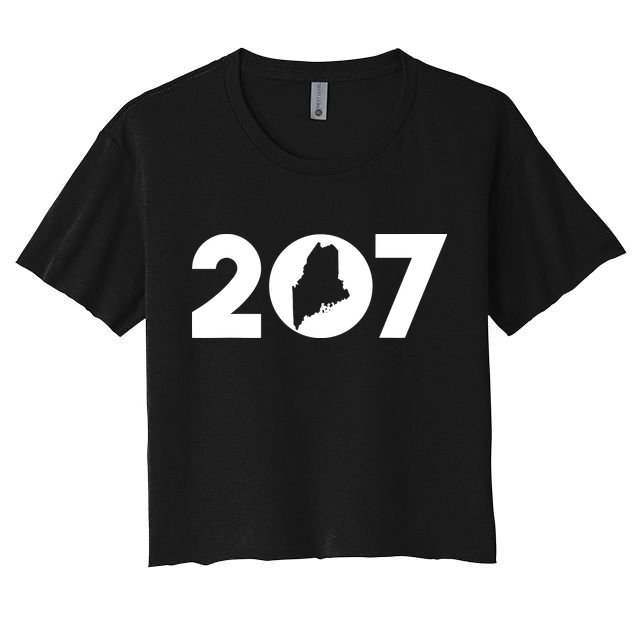 Maine Map Inside The 207 Area Code Maine Me Pride Crop Top