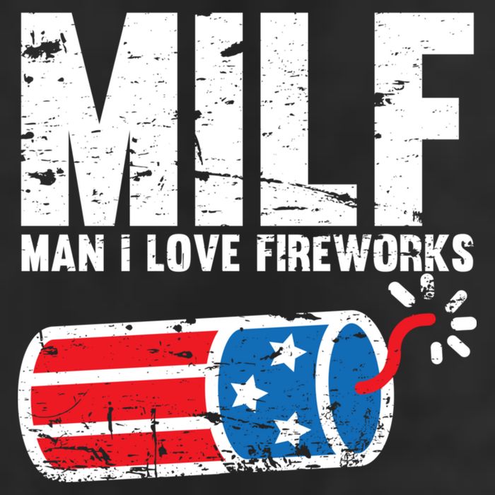 MILF Man I Love Fireworks 4th Of July Funny Fourth Of July Adult Drive Performance Visor
