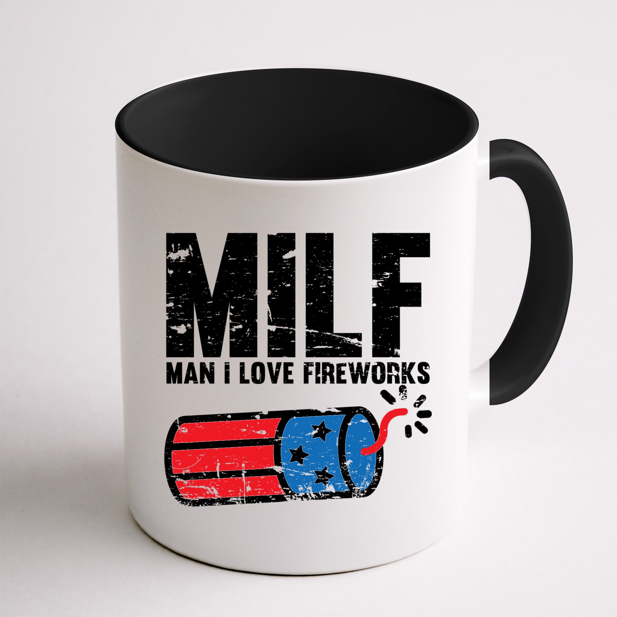 MILF Man I Love Fireworks 4th Of July Funny Fourth Of July Mug