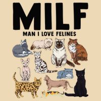MILF Man I Love Felines Funny Cat Vintage Bag
