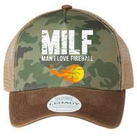 Milf Man I Love F.I.R.E.B.A.L.L Legacy Tie Dye Trucker Hat