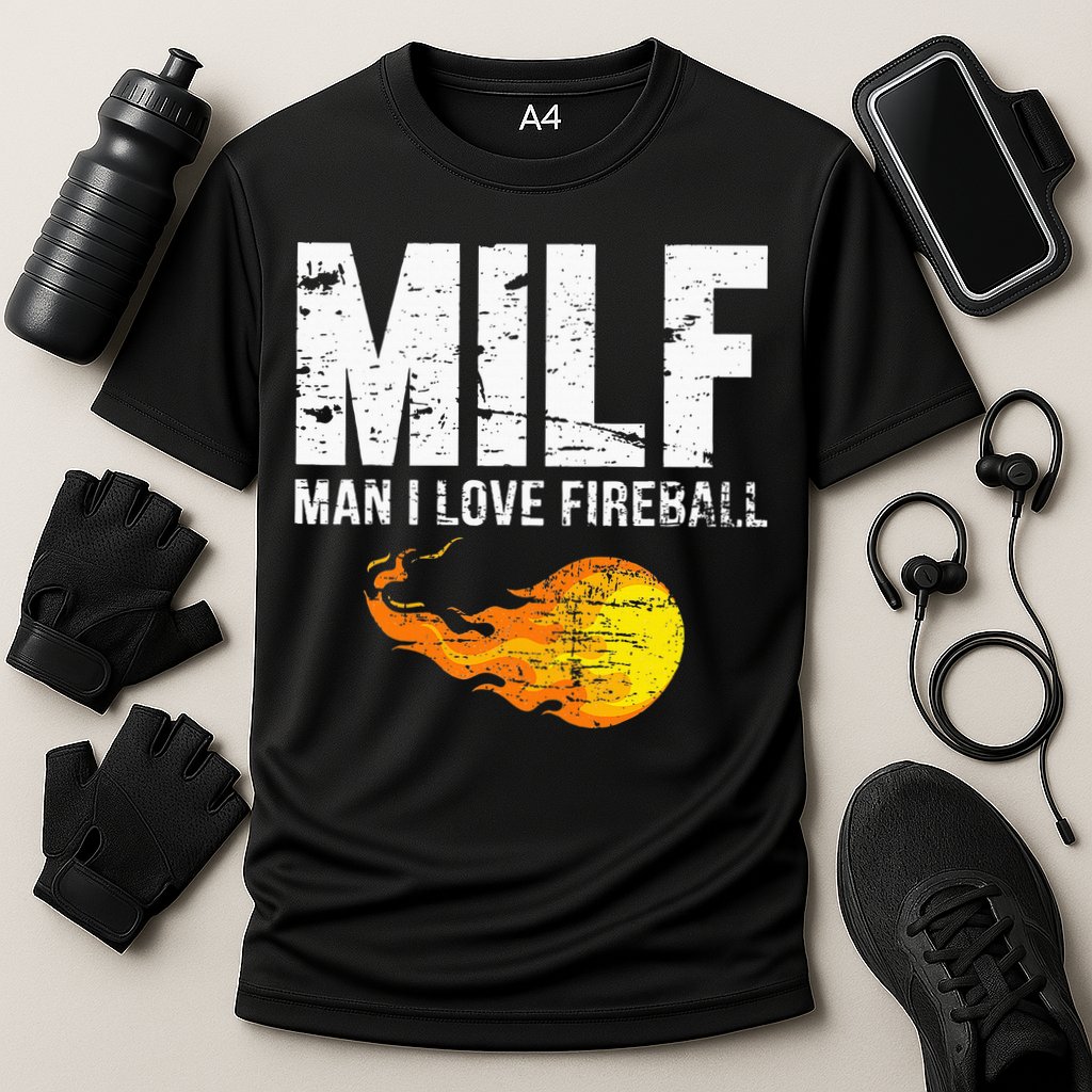 Milf Man I Love F.I.R.E.B.A.L.L Performance Shirt