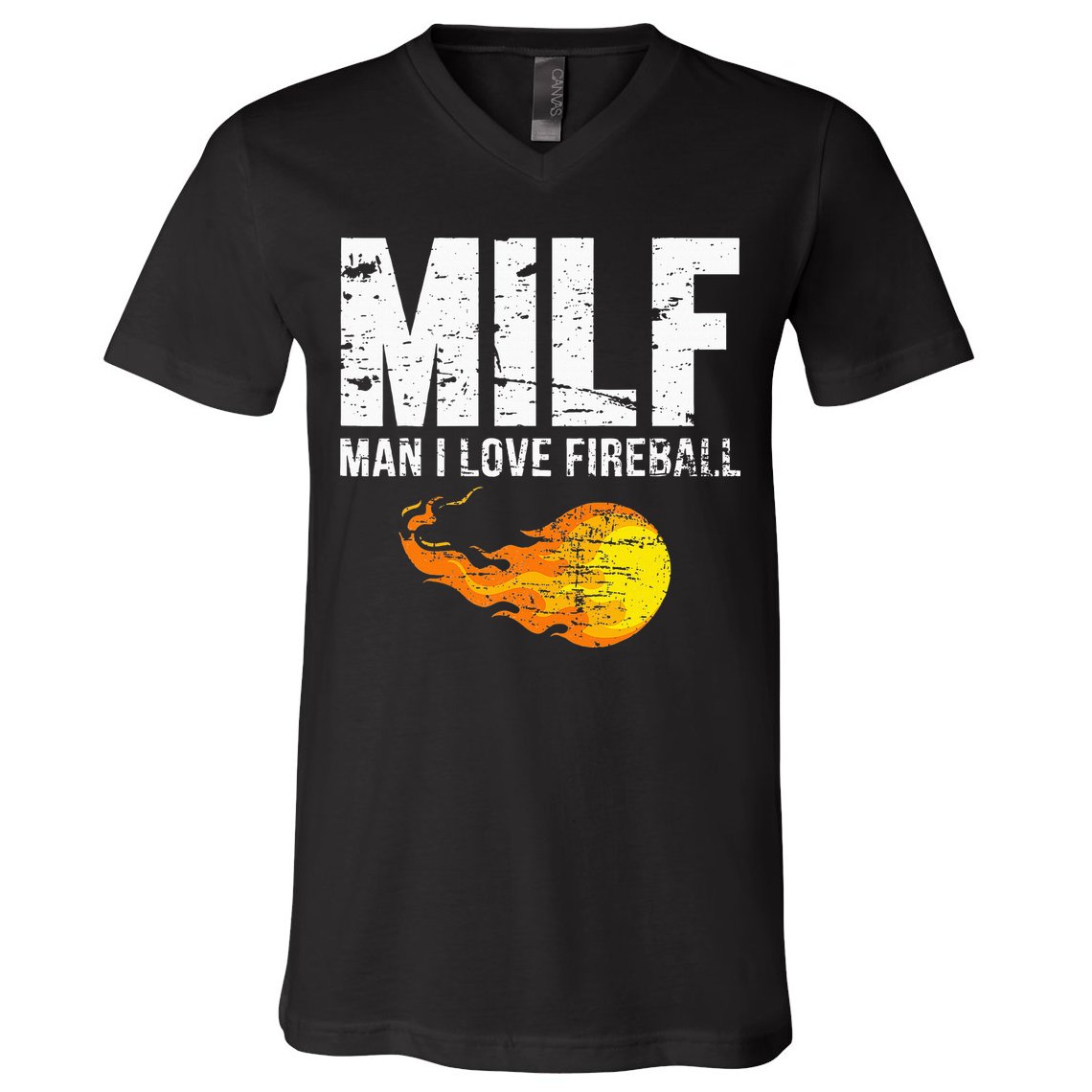 Milf Man I Love F.I.R.E.B.A.L.L V-Neck T-Shirt
