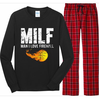 Milf Man I Love F.I.R.E.B.A.L.L Long Sleeve Pajama Set