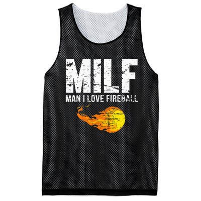 Milf Man I Love F.I.R.E.B.A.L.L Mesh Reversible Basketball Jersey Tank