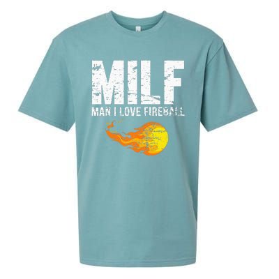 Milf Man I Love F.I.R.E.B.A.L.L Sueded Cloud Jersey T-Shirt