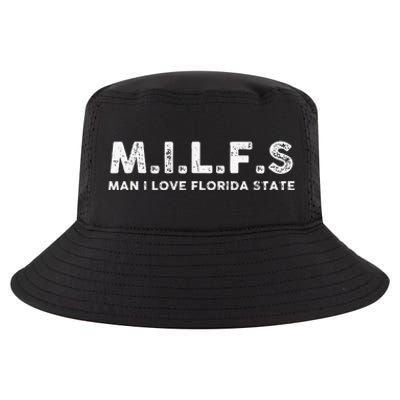 MILFS Man I Love Florida States Vintage Cool Comfort Performance Bucket Hat