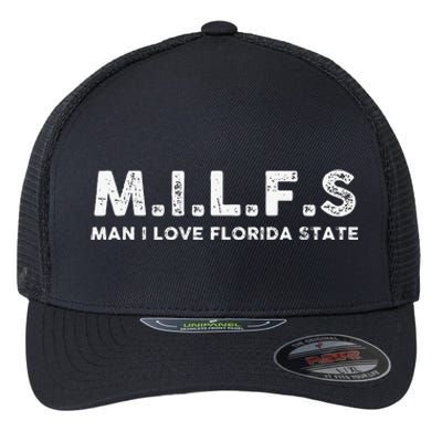 MILFS Man I Love Florida States Vintage Flexfit Unipanel Trucker Cap