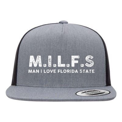 MILFS Man I Love Florida States Vintage Flat Bill Trucker Hat