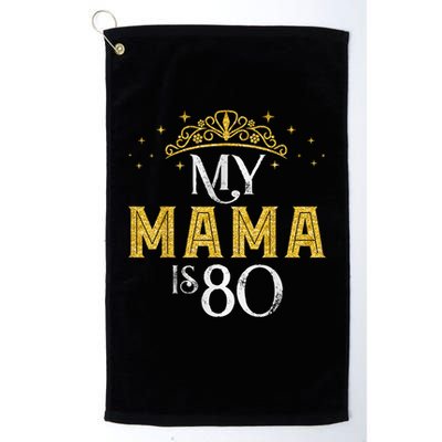 My MAMA Is 80 Years Old 1945 80th Birthday For Mom Golf Towel