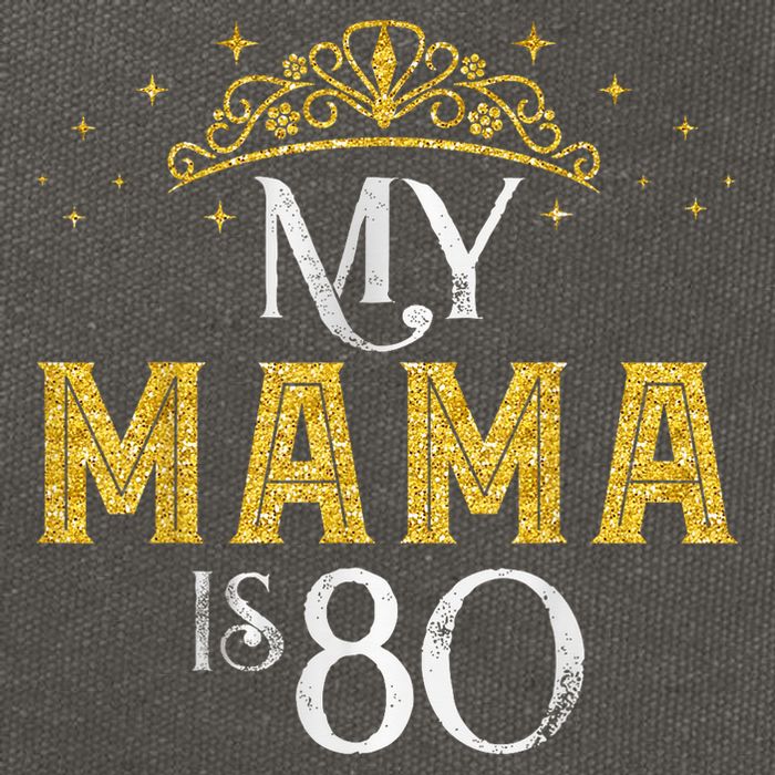 My MAMA Is 80 Years Old 1945 80th Birthday For Mom Cotton Canvas Backpack
