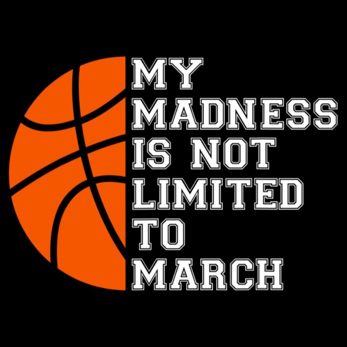 My Madness Is Not Limited To March Basketball Flexfit Unipanel Trucker Cap