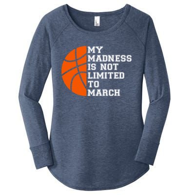 My Madness Is Not Limited To March Basketball Women's Perfect Tri Tunic Long Sleeve Shirt