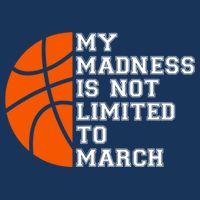 My Madness Is Not Limited To March Basketball Youth Performance Sprint T-Shirt