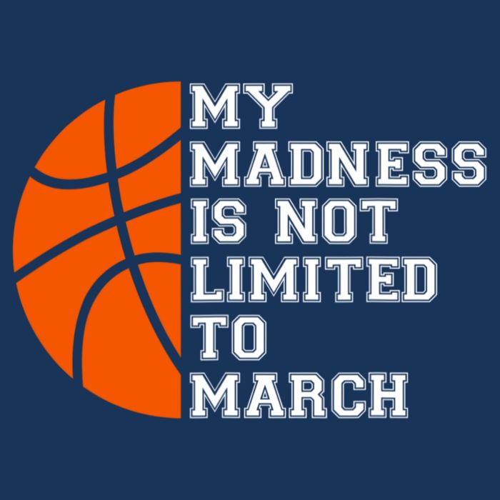 My Madness Is Not Limited To March Basketball Youth Performance Sprint T-Shirt