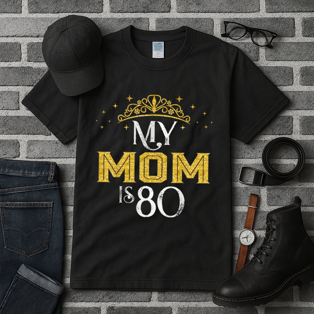 My Mom Is 80 Years Old 1945 80th Birthday For Mom Tall T-Shirt