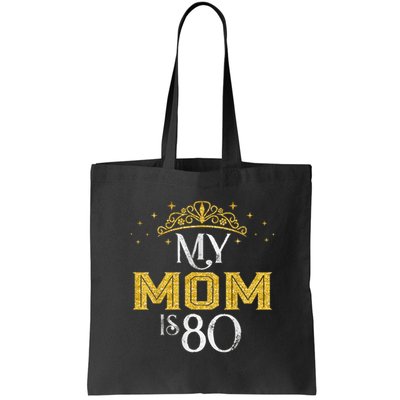 My Mom Is 80 Years Old 1945 80th Birthday For Mom Bag