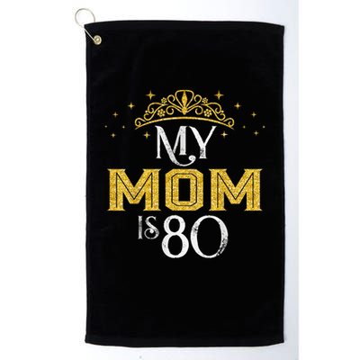 My Mom Is 80 Years Old 1945 80th Birthday For Mom Golf Towel