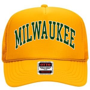 Milwaukee High Crown Mesh Back Trucker Hat