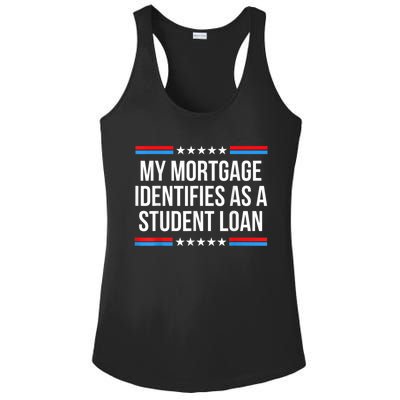 My Mortgage Identifies As A Student Loan Cancel Student Debt Ladies PosiCharge Competitor Racerback Tank