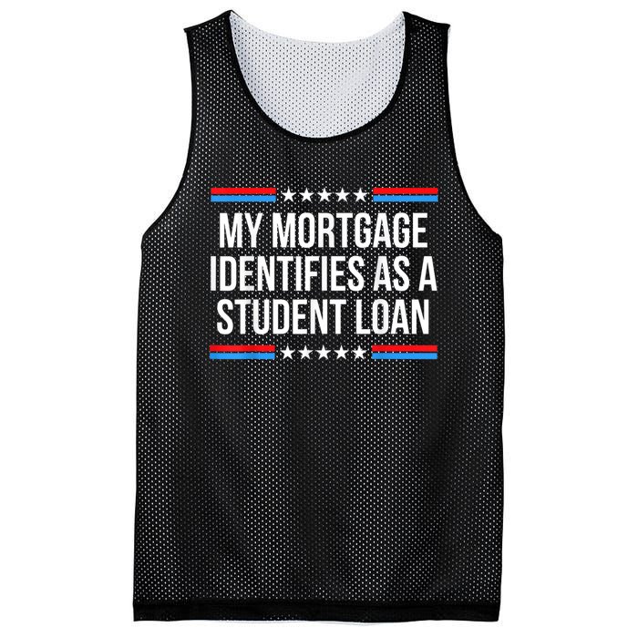 My Mortgage Identifies As A Student Loan Cancel Student Debt Mesh Reversible Basketball Jersey Tank