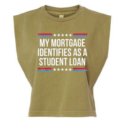 My Mortgage Identifies As A Student Loan Cancel Student Debt Garment-Dyed Women's Muscle Tee