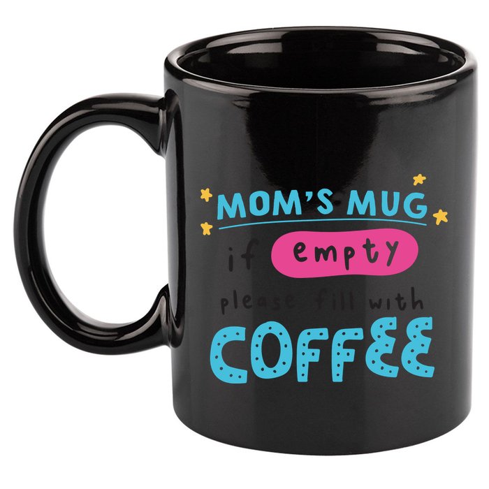Mom's Mug Is Empty Please Fill With Coffee 11oz C Handle Ceramic Mug