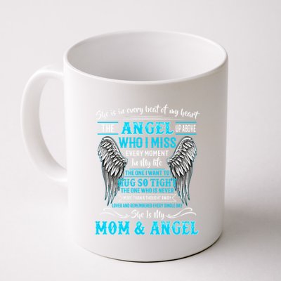 My Mom Is Guardian Angelcute Giftfor Daughter Son Lost Mom In Heaven Gift Coffee Mug