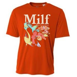 Milf Man I Love Fish Cooling Performance Crew T-Shirt