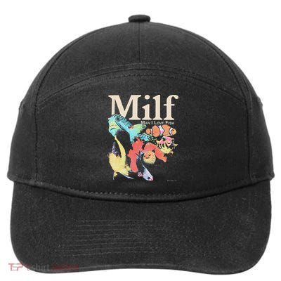 Milf Man I Love Fish 7-Panel Snapback Hat