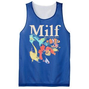 Milf Man I Love Fish Mesh Reversible Basketball Jersey Tank