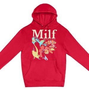 Milf Man I Love Fish Premium Pullover Hoodie