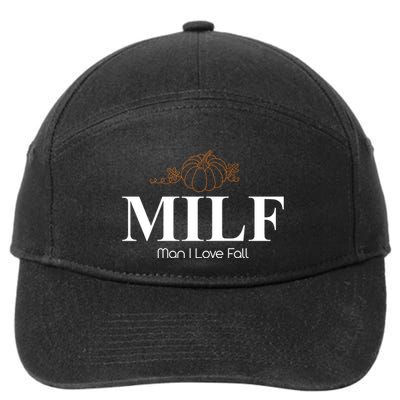 MILF Man I Love Fall October Lover 7-Panel Snapback Hat